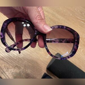 Dolce & Gabbana Violet Tortoiseshell Sunglasses